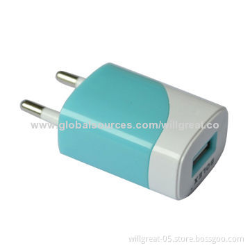 5V/1A USB Mobile Phone Charger with CE, RoHS Marks